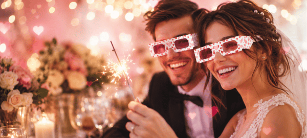 3D Herzbrillen Hochzeit bei Fiestastore.ch