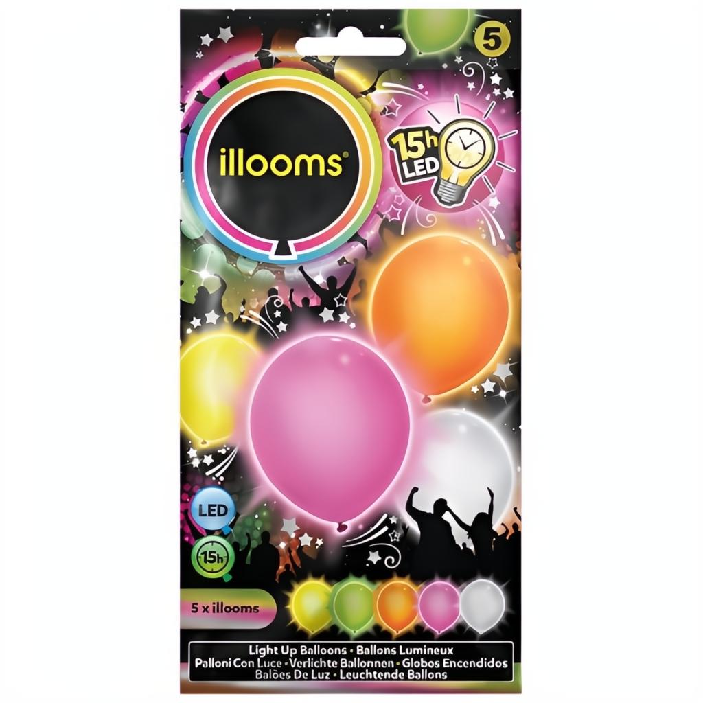 5 LED Ballone Summertime - illooms illooms 1 fiestastore