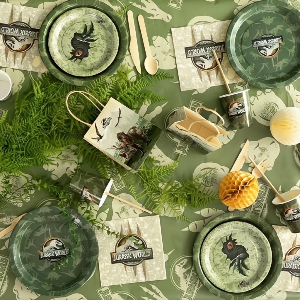 Papier-Tischdecke Jurassic World, 180x120 cm Party-Tischdecken / Skirtings PartyDeco 3 fiestastore