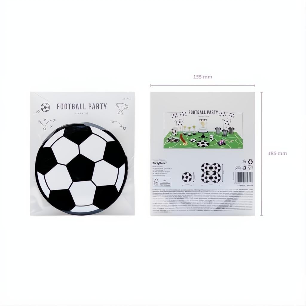 Servietten Ball, 13,5cm Servietten bedruckt PartyDeco 4 fiestastore
