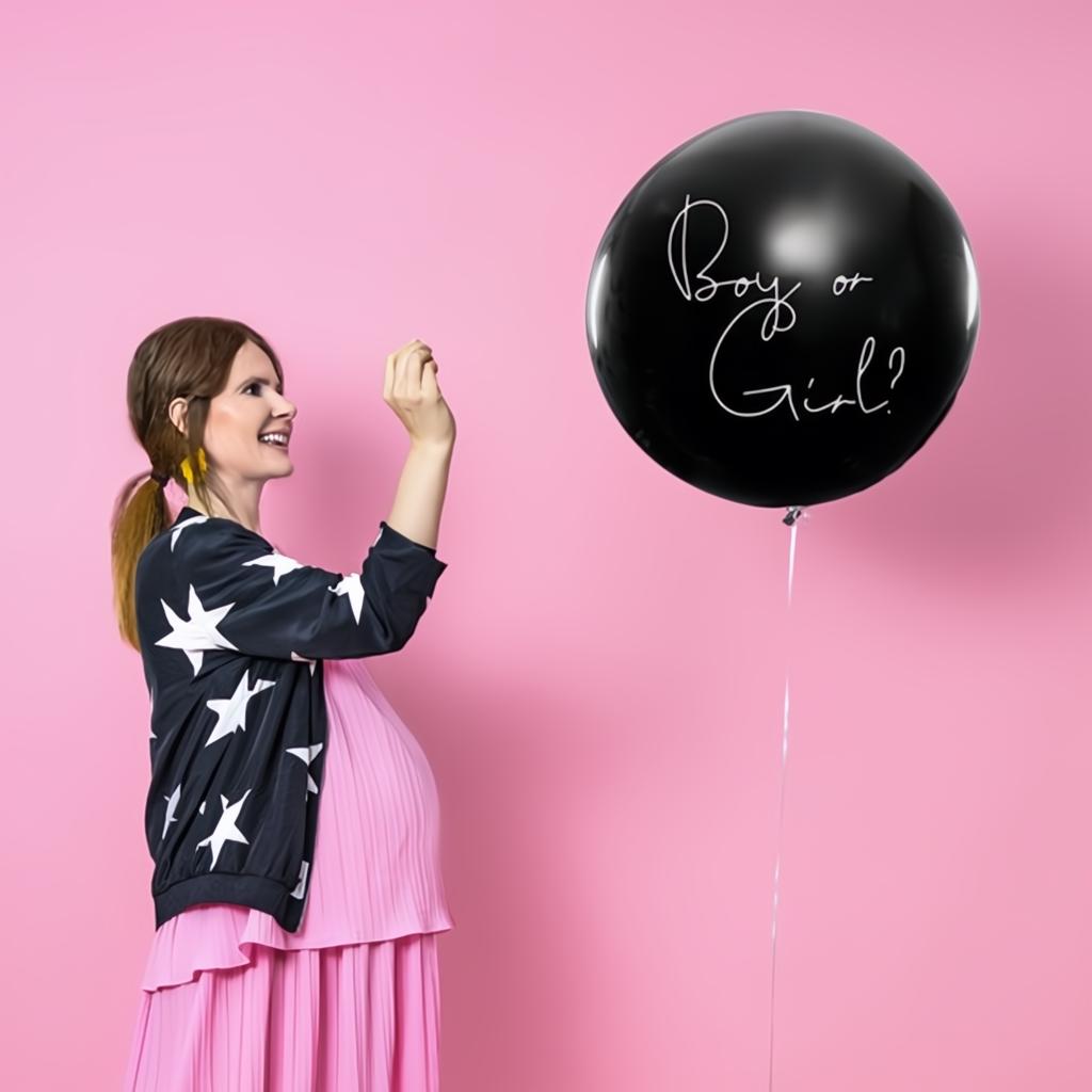 Ballon Gender Reveal - Mädchen, 1m PartyDeco 2 fiestastore