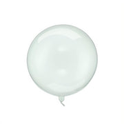 Ballonkugel, 40cm, transparent grün Bubble Ballons/runde Ballons PartyDeco 1 fiestastore