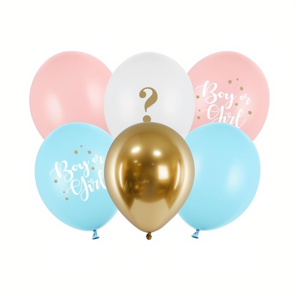 Ballons 30 cm, Boy or Girl PartyDeco 1 fiestastore