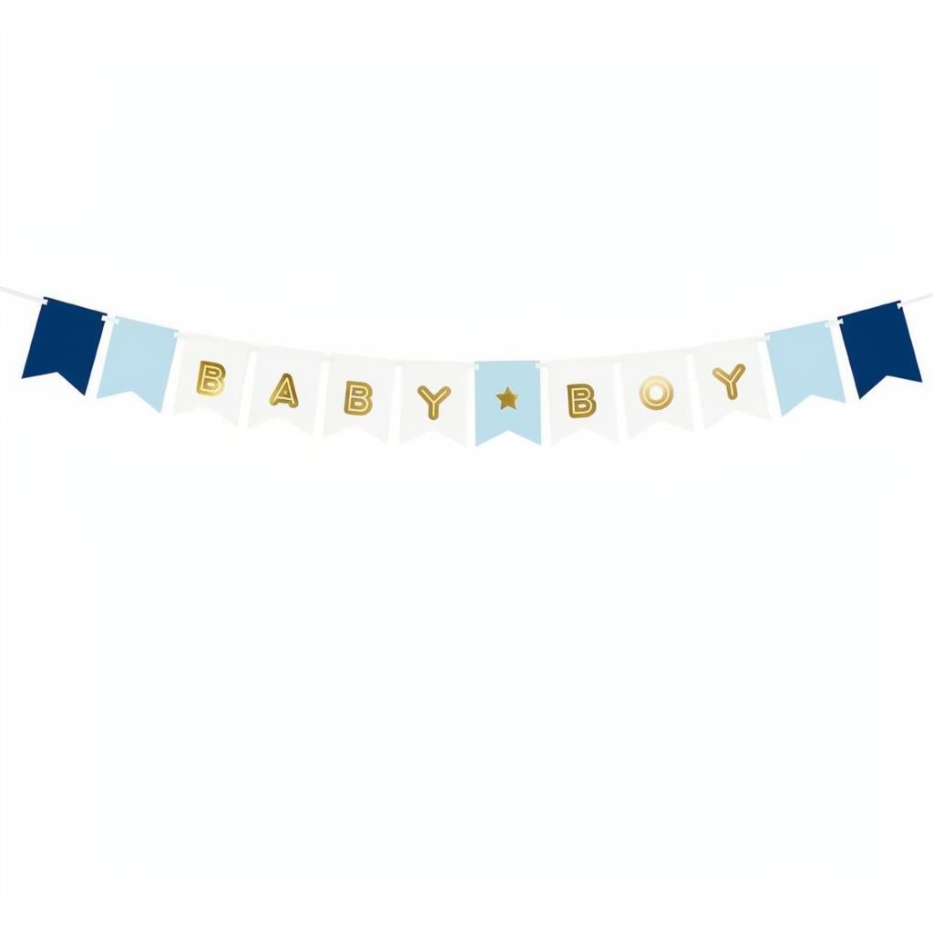 Banner Baby Boy, 15 x 160 cm PartyDeco 1 fiestastore
