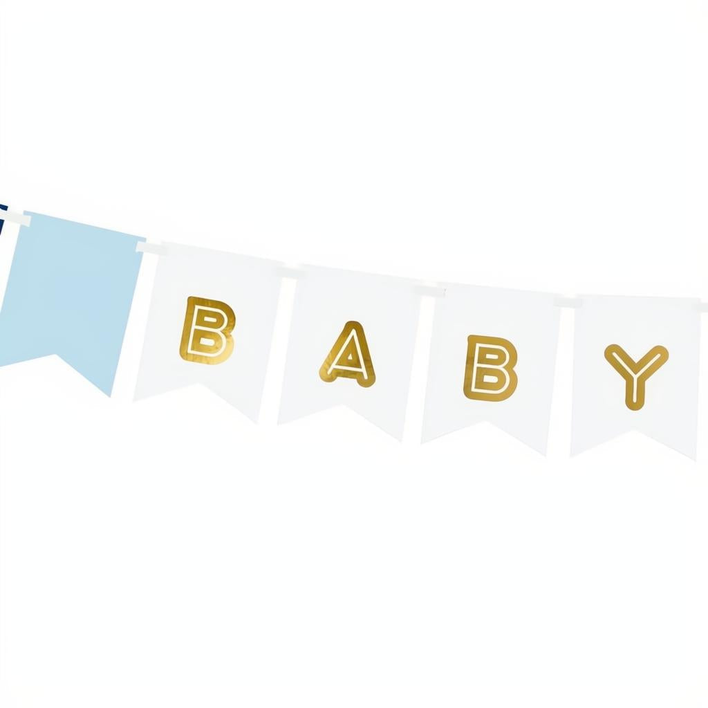 Banner Baby Boy, 15 x 160 cm PartyDeco 2 fiestastore