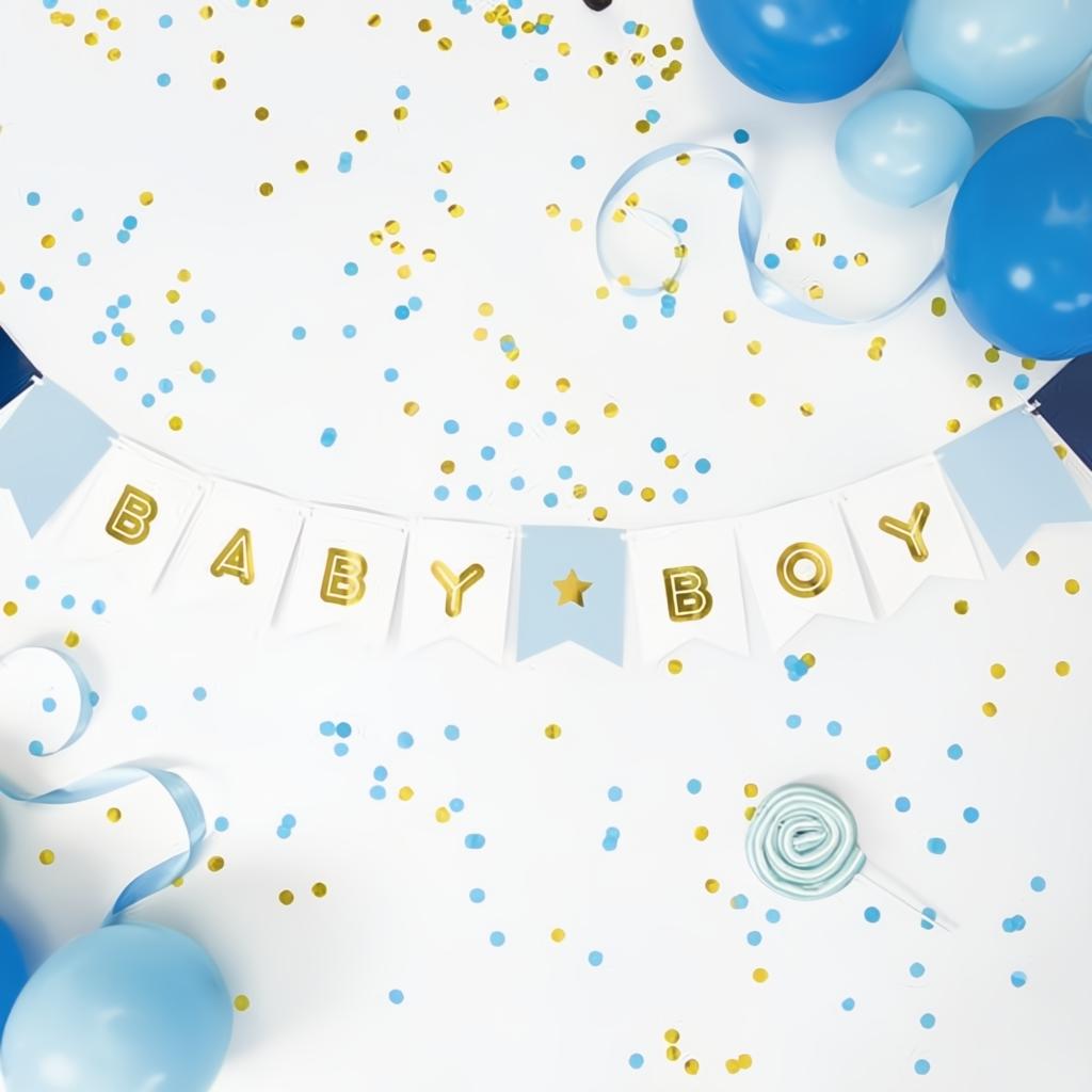 Banner Baby Boy, 15 x 160 cm PartyDeco 4 fiestastore