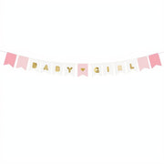 Banner Baby Girl, 15 x 175 cm PartyDeco 1 fiestastore