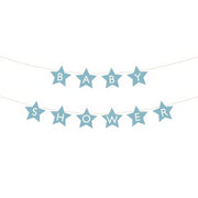 Banner Baby shower, 290x16.5 cm, hellblau PartyDeco 1 fiestastore