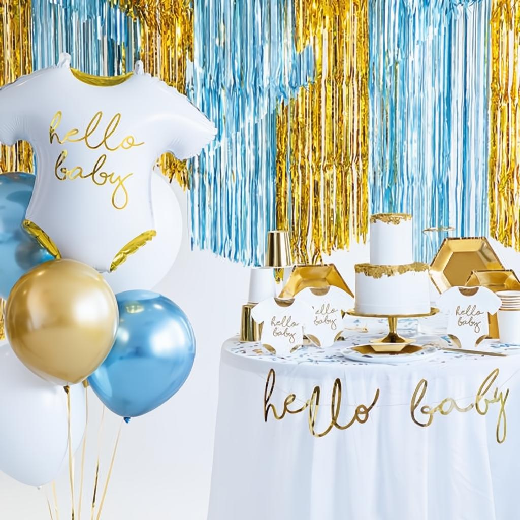 Banner Little Star - Hallo Baby, gold, 18x70cm PartyDeco 7 fiestastore