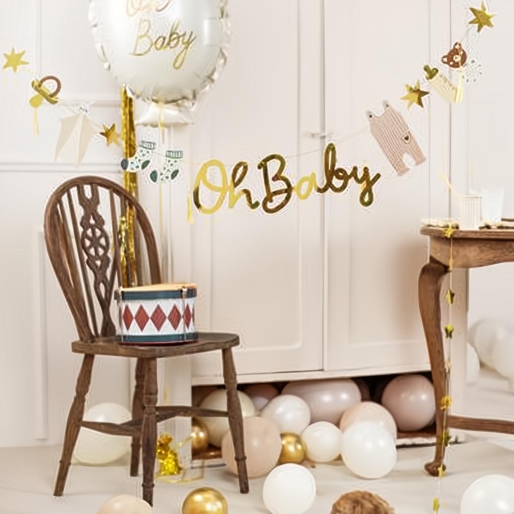 Banner Oh baby, 2.5 m PartyDeco 3 fiestastore