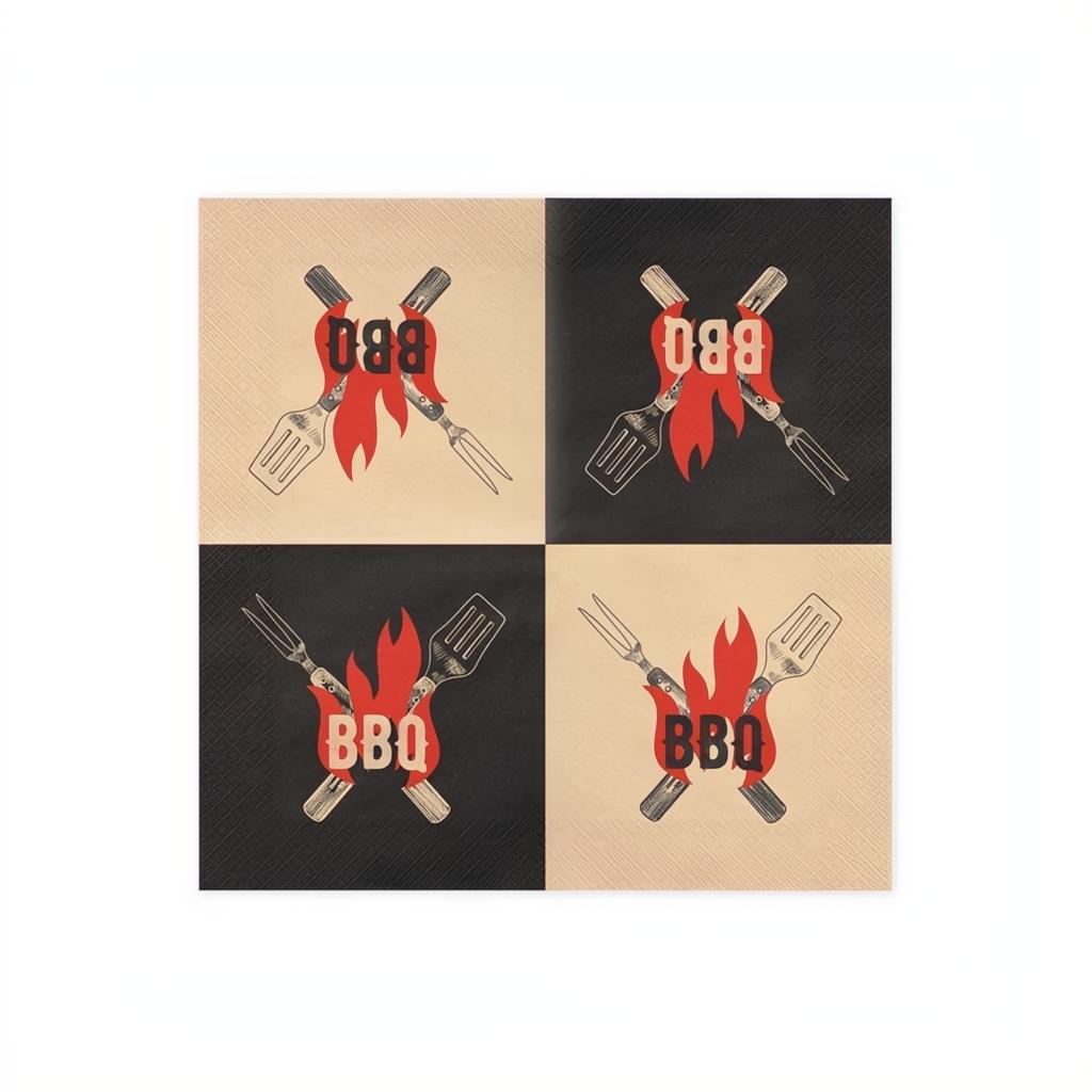BBQ Servietten, 33x33 cm PartyDeco 2 fiestastore