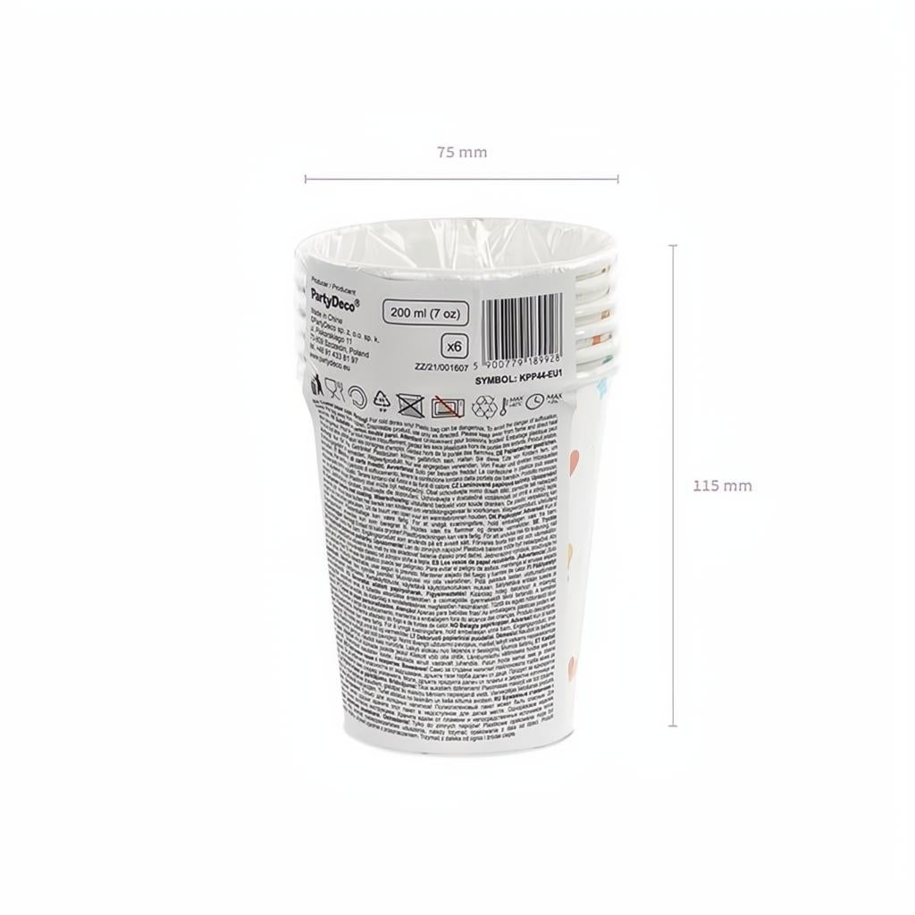 Becher, Boy or Girl, 200ml PartyDeco 8 fiestastore