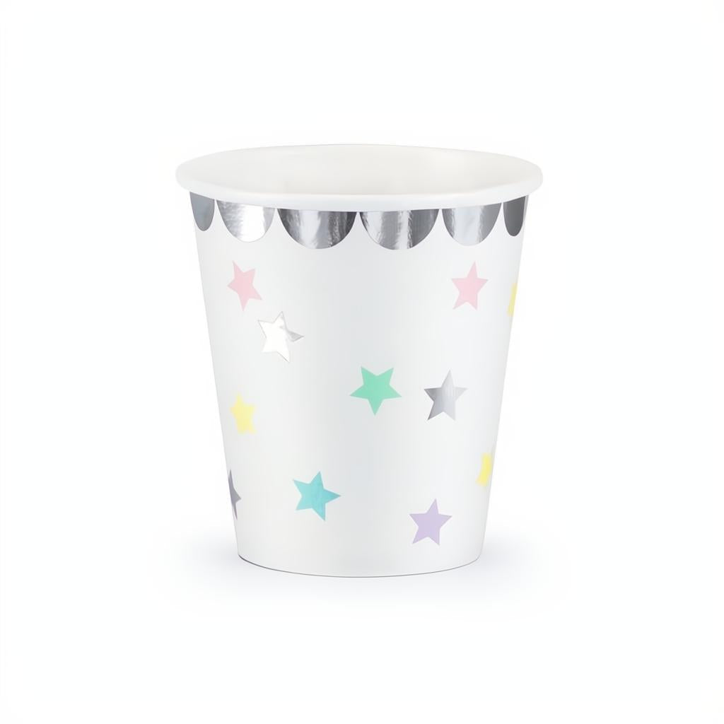 Becher Einhorn - Sterne, 180 ml PartyDeco 1 fiestastore