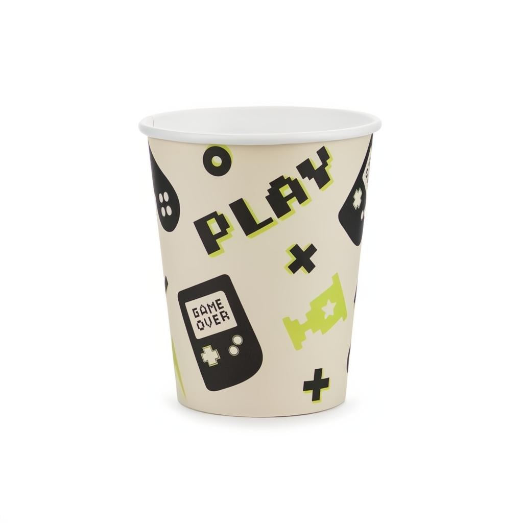 Becher Gamer, 220 ml Becher / Gläser PartyDeco 1 fiestastore