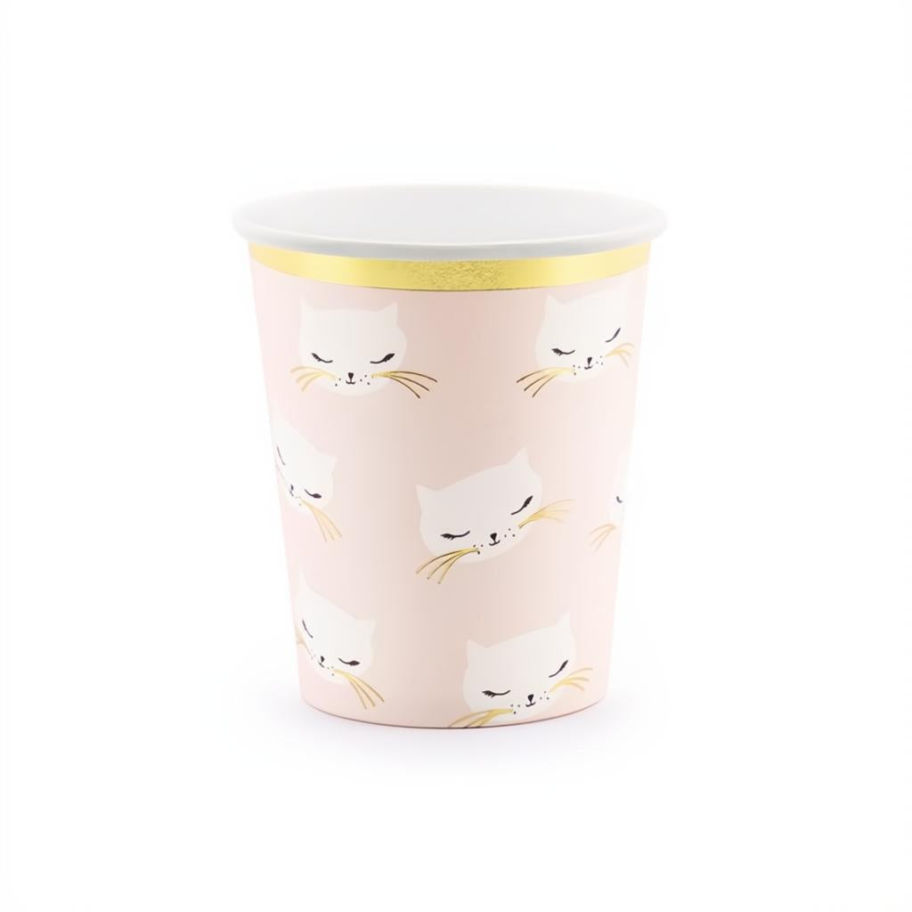 Becher Kätzchen, 200ml Becher / Gläser PartyDeco 1 fiestastore