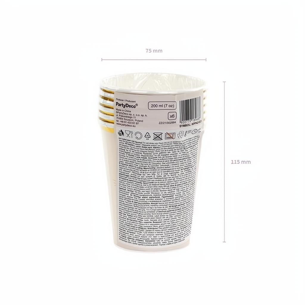 Becher Kätzchen, 200ml Becher / Gläser PartyDeco 9 fiestastore