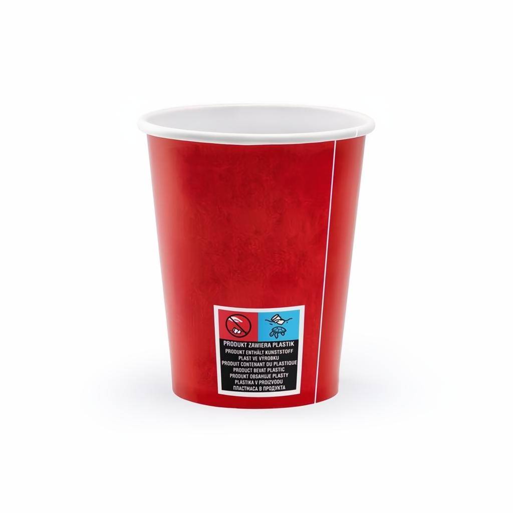 Becher Piraten, rot, 220ml PartyDeco 2 fiestastore