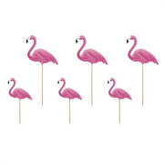 Caketopper Aloha - Flamingos, 15-23,5cm Topper für Kuchen und Muffins PartyDeco 1 fiestastore