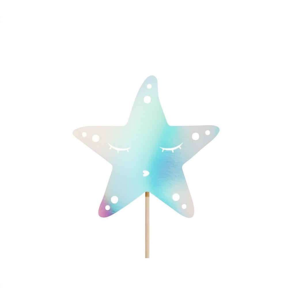 Caketopper Meerjungfrau, schillernd, 24,5cm Topper für Kuchen und Muffins PartyDeco 2 fiestastore