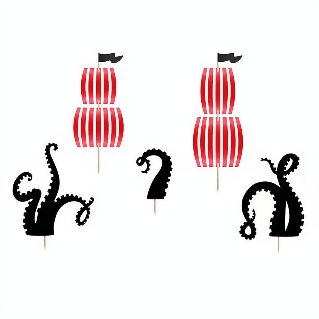 Caketopper Piraten, 13,5-21cm PartyDeco 1 fiestastore
