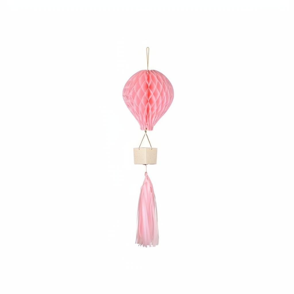 Dekoration aus Seidenpapier Ballon, rosa PartyDeco 1 fiestastore