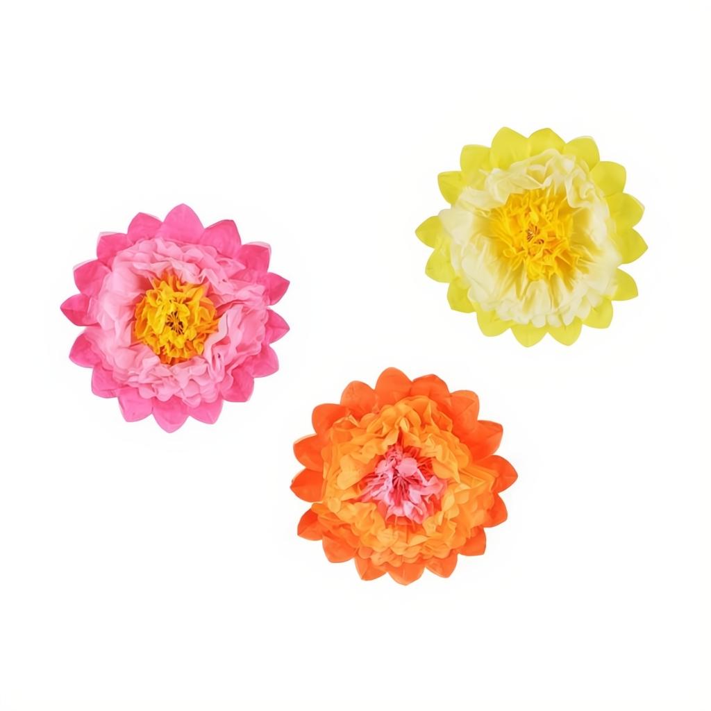 Dekoration aus Seidenpapier Blumen, 35 cm PartyDeco 1 fiestastore