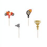Dekorationen für Muffins - Autos, 12 cm Topper für Kuchen und Muffins PartyDeco 1 fiestastore