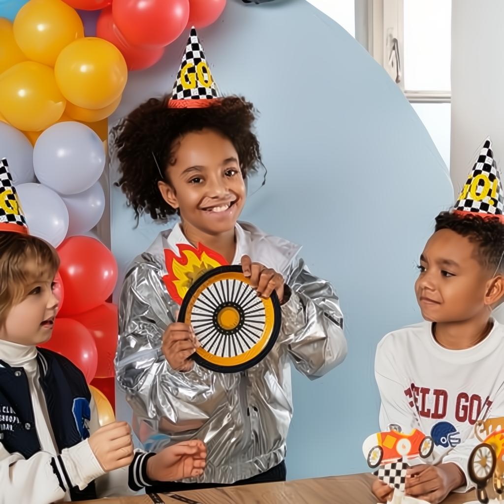 Dekorationen für Muffins - Autos, 12 cm Topper für Kuchen und Muffins PartyDeco 7 fiestastore