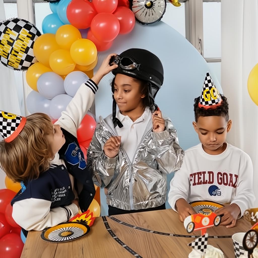 Dekorationen für Muffins - Autos, 12 cm Topper für Kuchen und Muffins PartyDeco 8 fiestastore