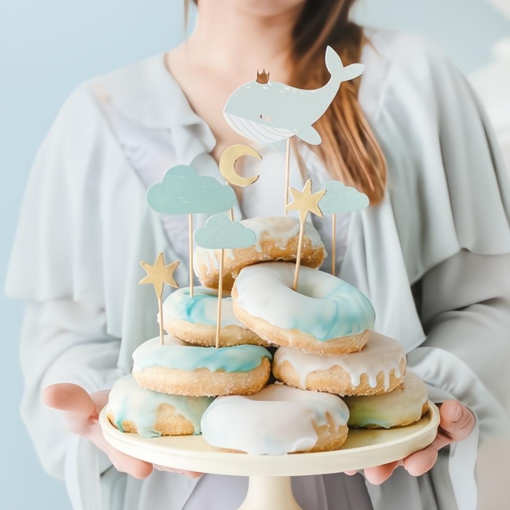 Dekorationen für Muffins - Wal, 11-13.5cm PartyDeco 2 fiestastore