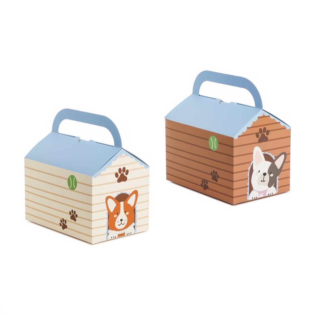 Dekorative Kuchenboxen - Hundehütte Torten-Boxen PartyDeco 1 fiestastore