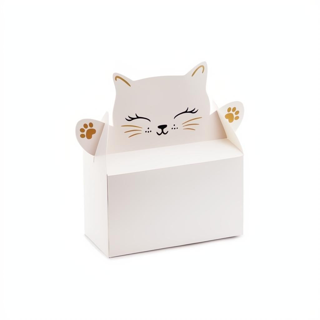 Dekorative Kuchenboxen in Katzenform Torten-Boxen PartyDeco 1 fiestastore