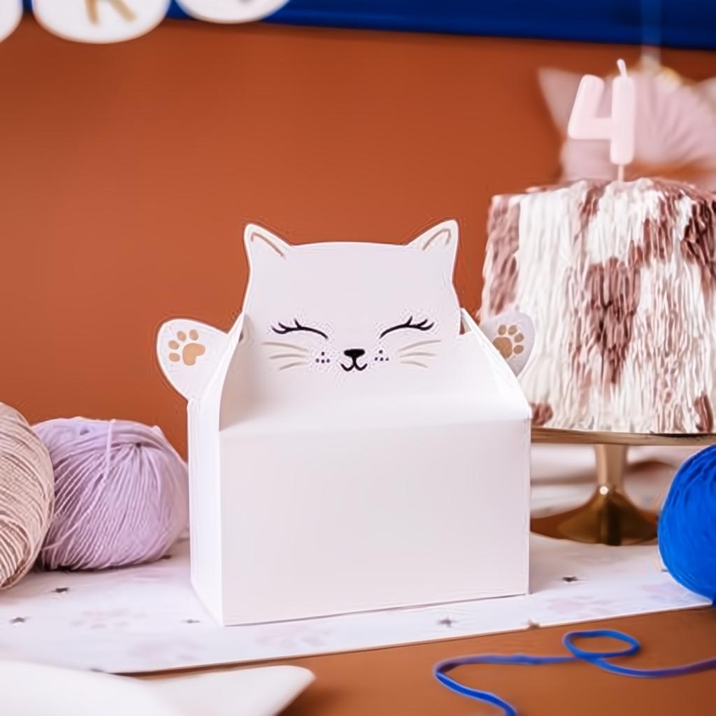 Dekorative Kuchenboxen in Katzenform Torten-Boxen PartyDeco 2 fiestastore