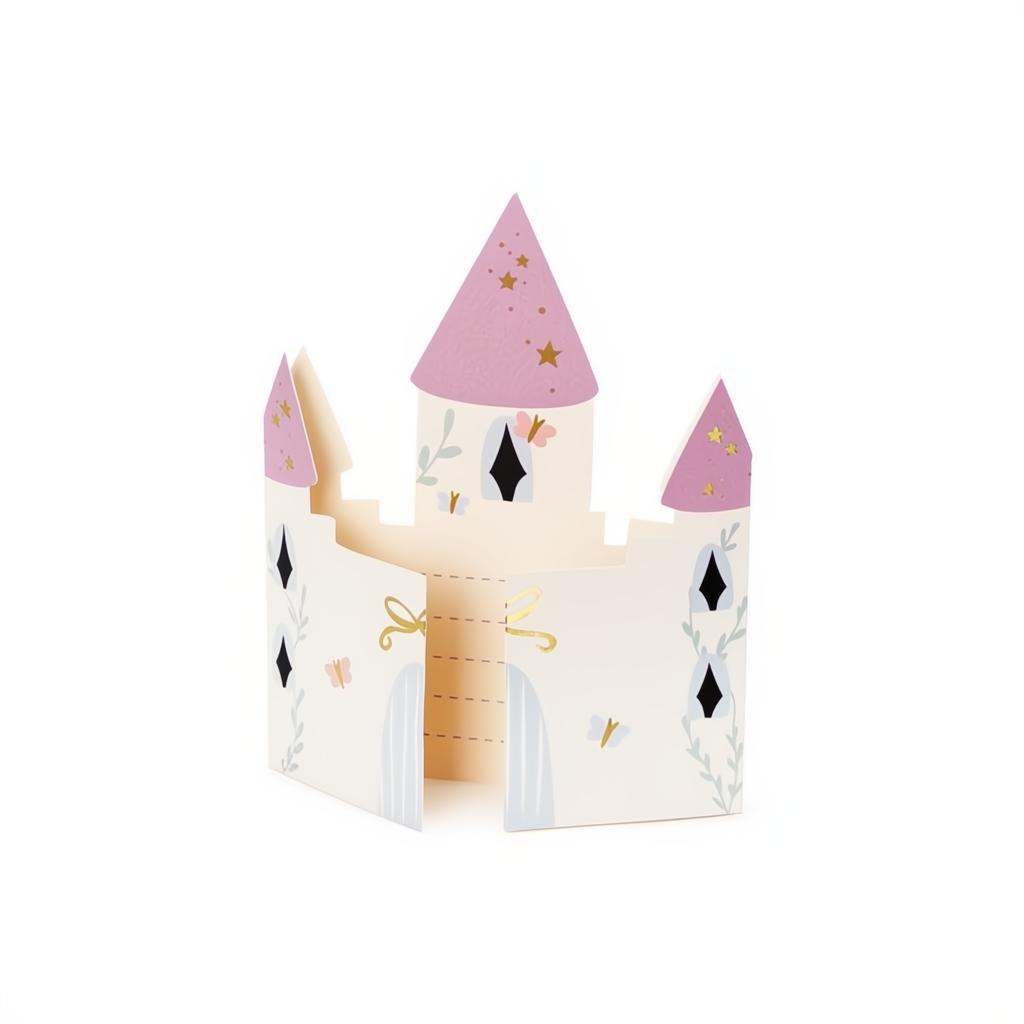 Einladung Schloss, 12,5x15,5 cm PartyDeco 1 fiestastore