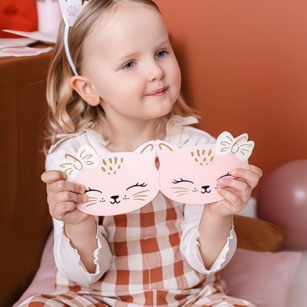 Einladungen Katzen,13 x 10cm Einladungen PartyDeco 4 fiestastore