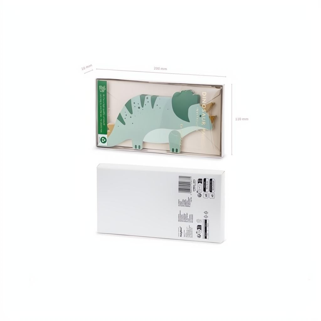 Einladungen Triceratops, Mischung Einladungen PartyDeco 4 fiestastore
