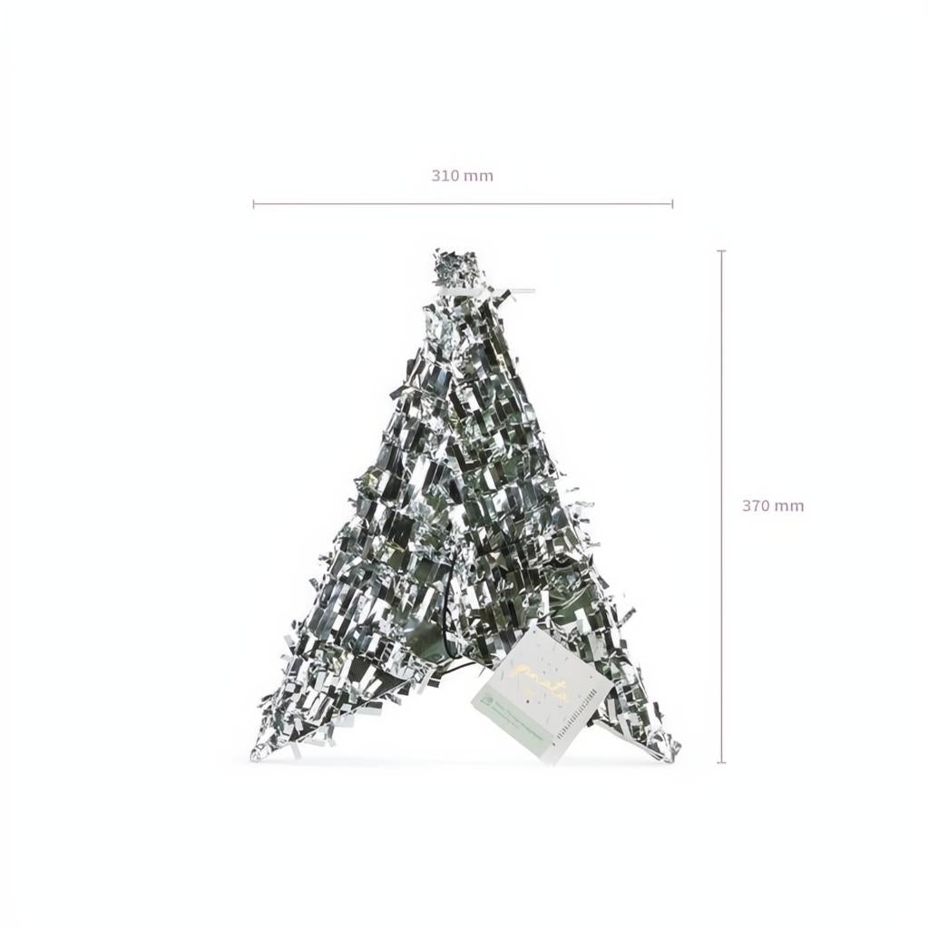 Faltbare Pinata - Stern, 68x68x30 cm, Silber Piñatas PartyDeco 3 fiestastore