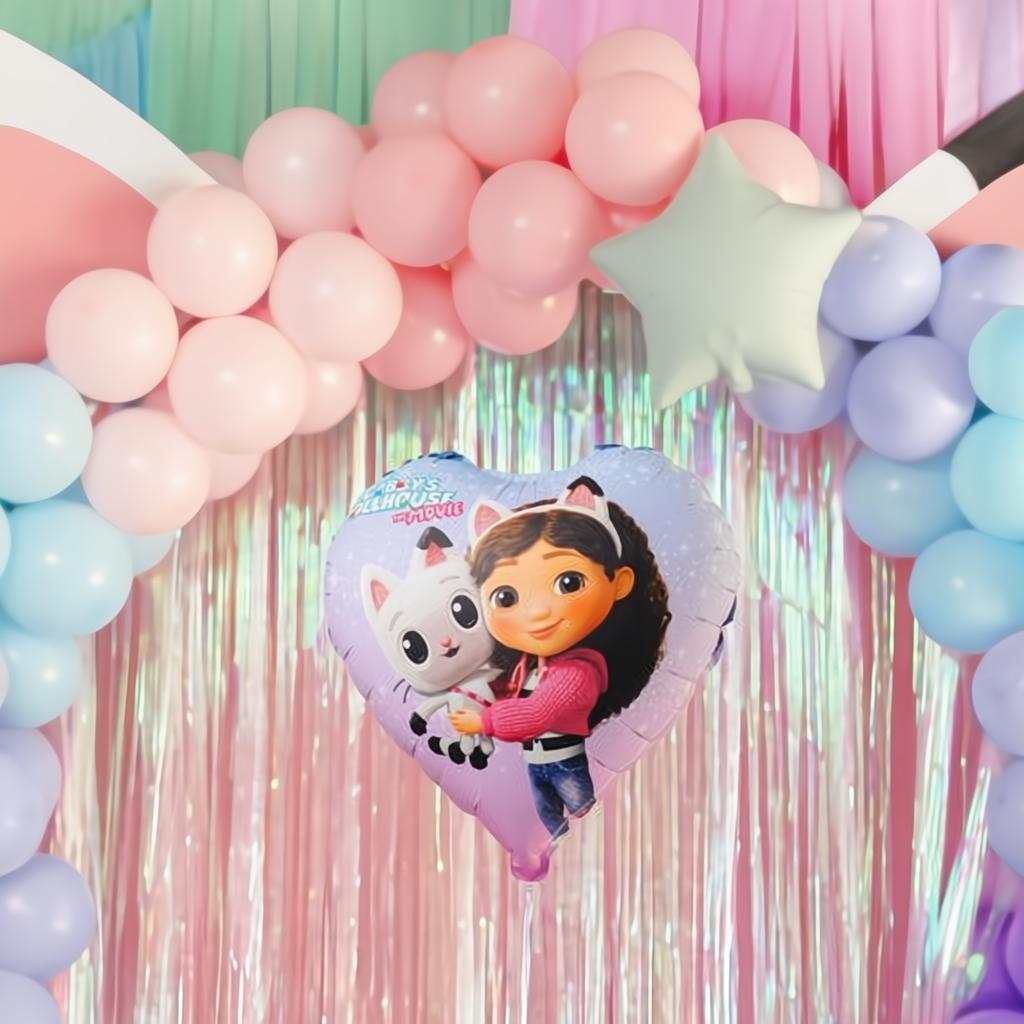 Folieballon Herz Gabby's Dollhouse, 35cm PartyDeco 2 fiestastore