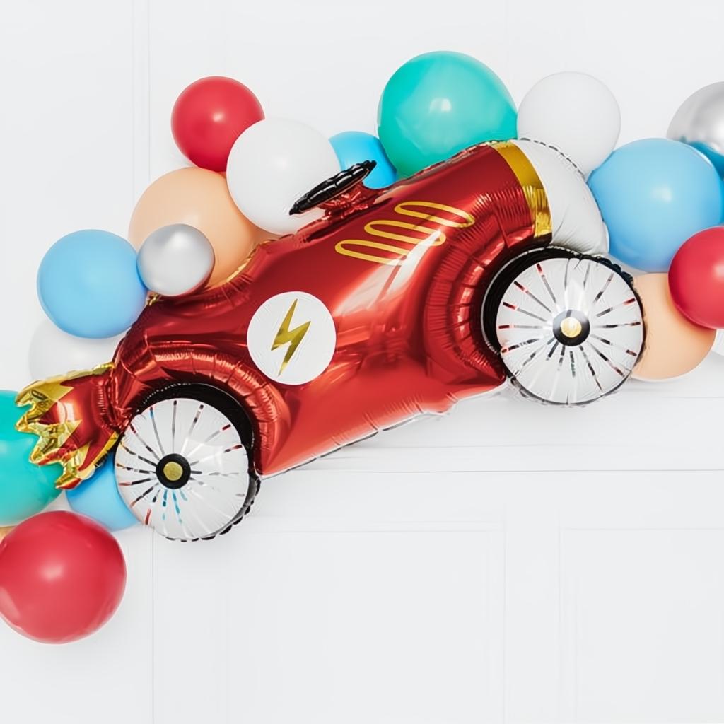 Folienballon Auto, 111x63 cm Gemischte Farbe PartyDeco 2 fiestastore