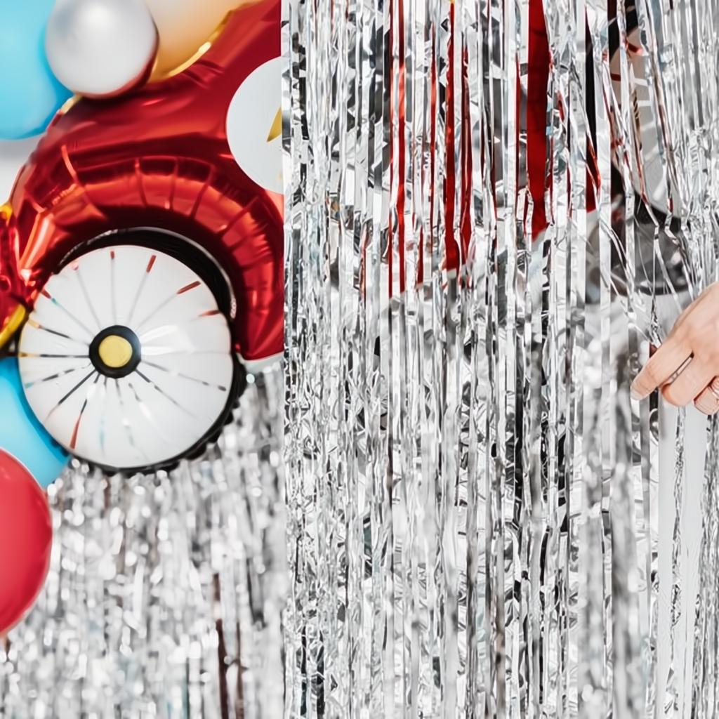 Folienballon Auto, 111x63 cm Gemischte Farbe PartyDeco 3 fiestastore