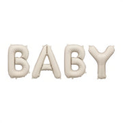 Folienballon Baby, 140x43 cm, beige PartyDeco 2 fiestastore