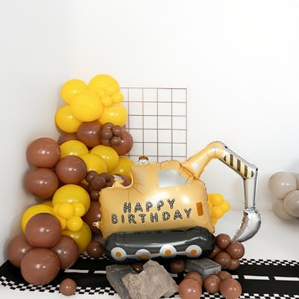 Folienballon Bagger, 49x76,5 cm Gemischte Farbe PartyDeco 2 fiestastore