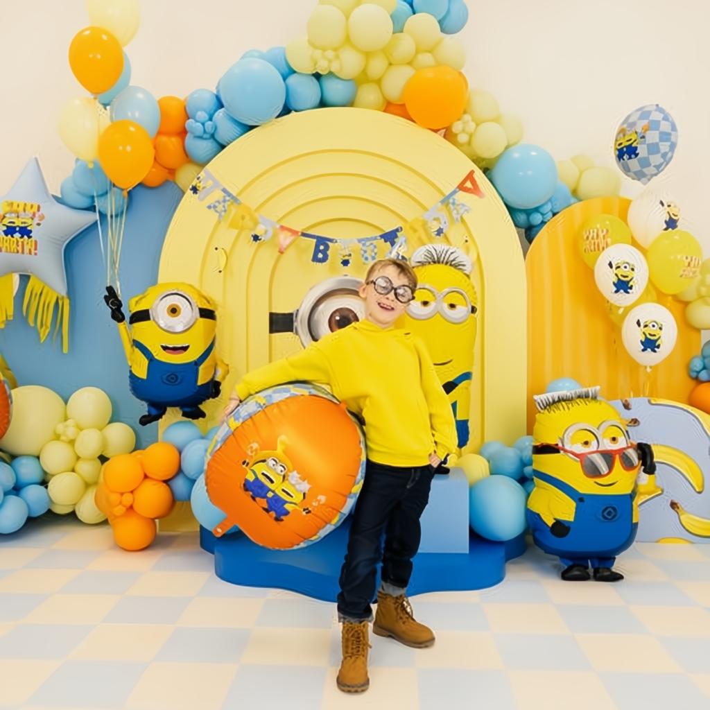 Folienballon Ball mit Minions, 75 cm PartyDeco 3 fiestastore