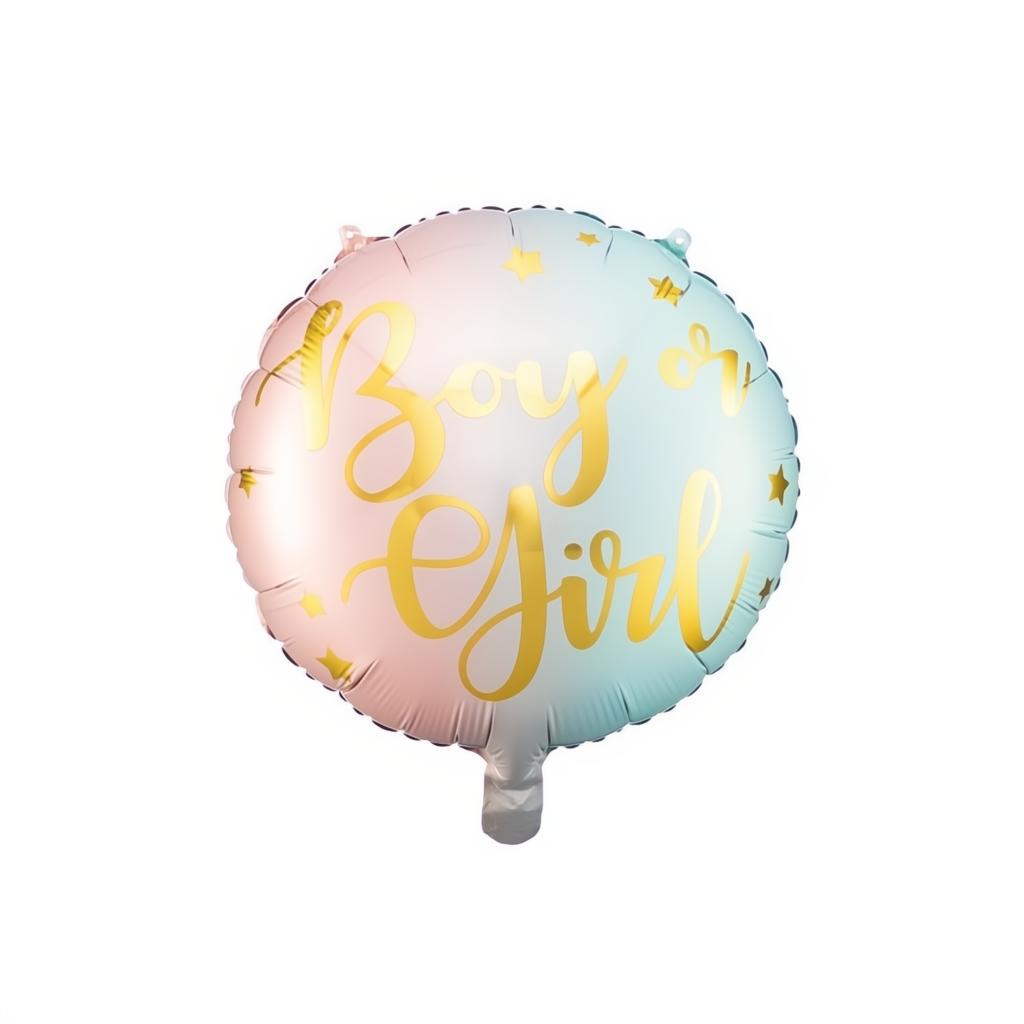 Folienballon Boy or Girl, 35cm PartyDeco 1 fiestastore