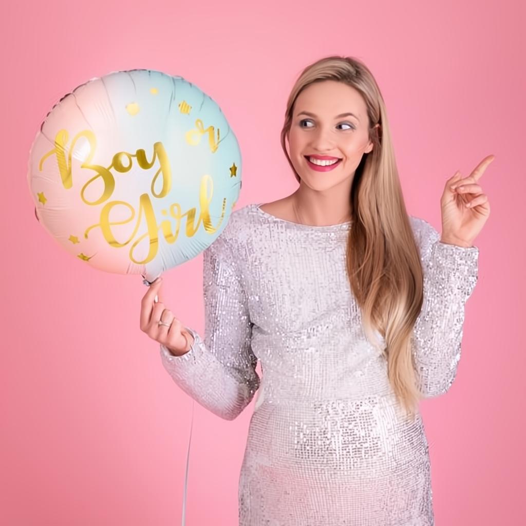 Folienballon Boy or Girl, 35cm PartyDeco 2 fiestastore