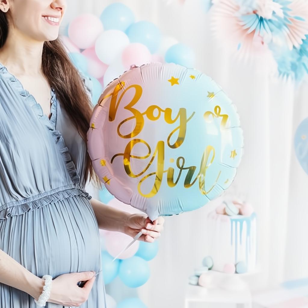 Folienballon Boy or Girl, 35cm PartyDeco 4 fiestastore