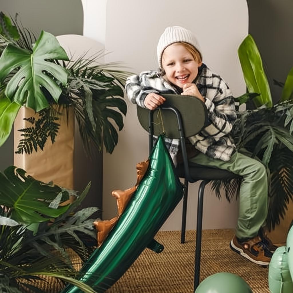 Folienballon Dinosaurierschwanz, 79x35 cm Folienballons PartyDeco 4 fiestastore