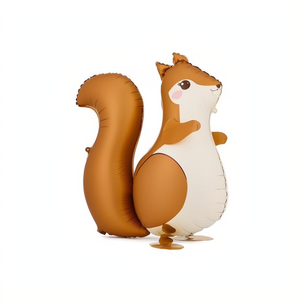Folienballon Eichhörnchen, 51x59 cm Folienballons PartyDeco 1 fiestastore