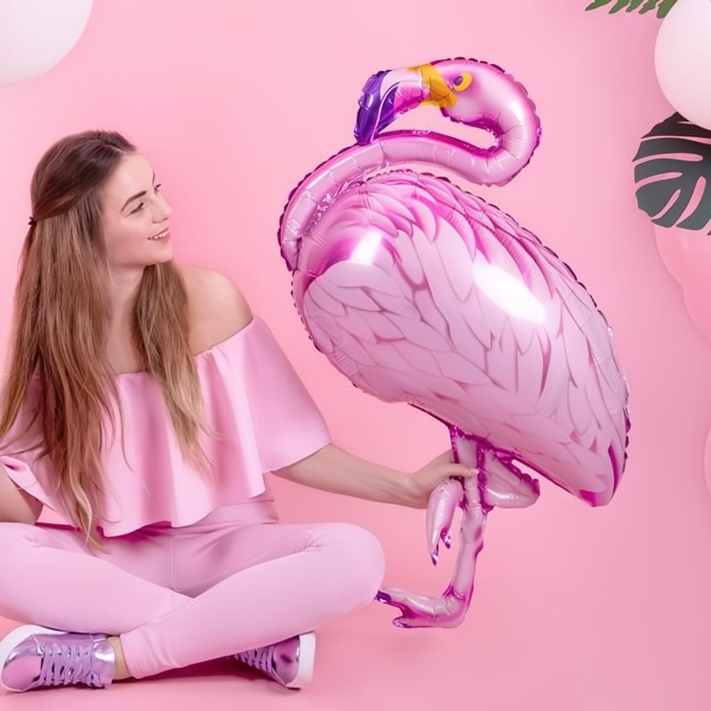 Folienballon Flamingo, rosa, 70x95cm Folienballons PartyDeco 2 fiestastore