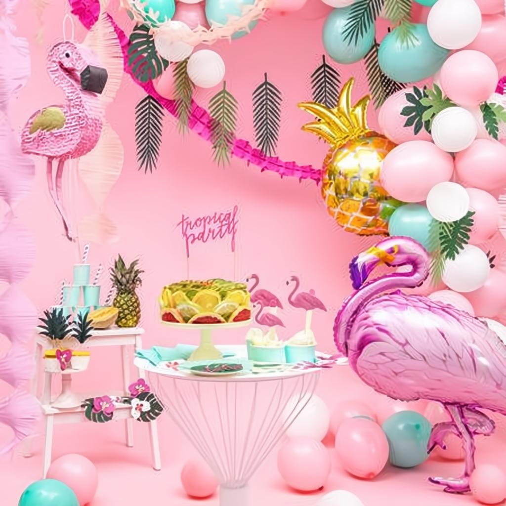 Folienballon Flamingo, rosa, 70x95cm Folienballons PartyDeco 3 fiestastore